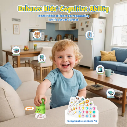 Dinosaur Talking Flash Cards for Kids, Montessori Phonics & Sight Words Learning Toy, Interactive Educational Flashcard Set with 148 Cards and 592 Words