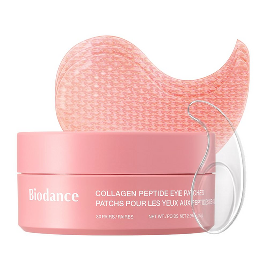 Hydrogel Under Eye Patches – Collagen Peptide Eye Masks for Fine Lines & Wrinkles, 60 Count