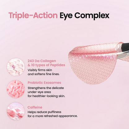 Hydrogel Under Eye Patches – Collagen Peptide Eye Masks for Fine Lines & Wrinkles, 60 Count
